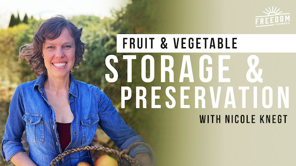 fruit and vegetable storage and preservation