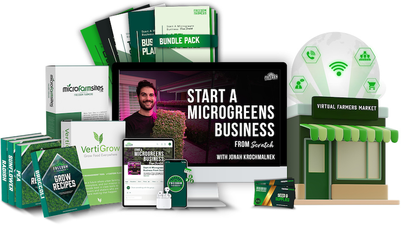 start a microgreens business from scratch