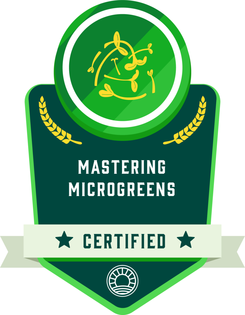 Mastering Microgreens Badge