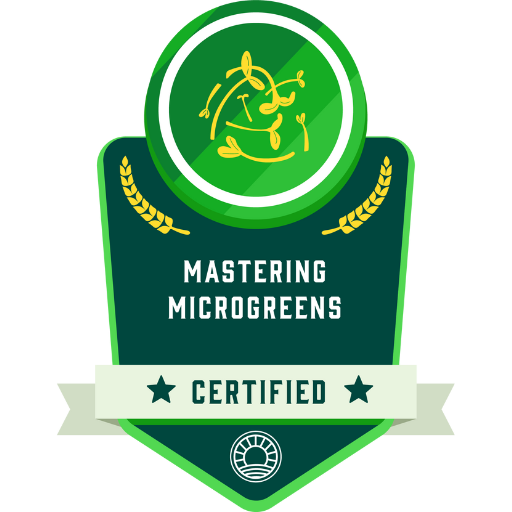 Mastering Microgreens Badge