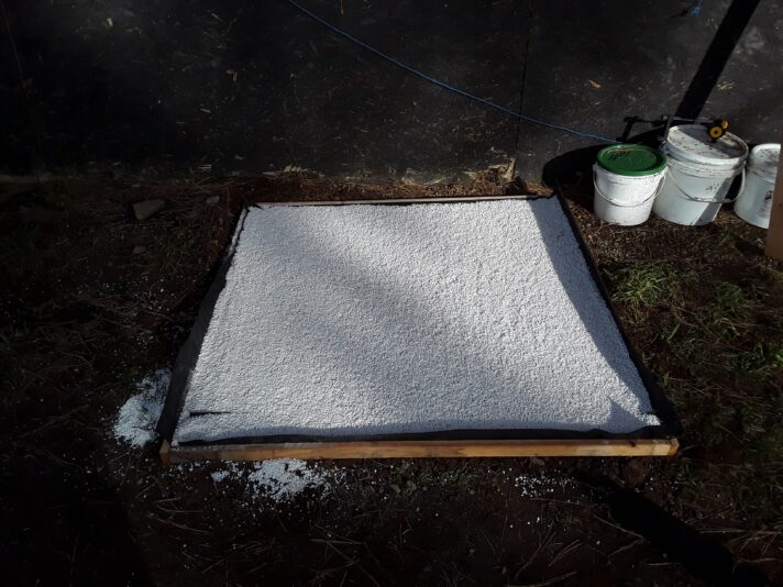 bottom filled with perlite